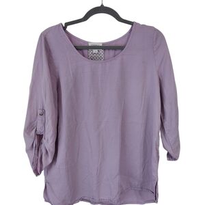 Everly Lavender Blouse